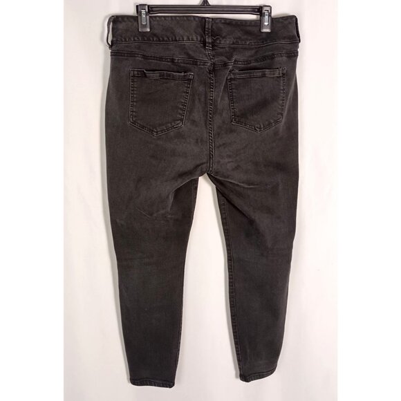 Torrid Jegging Skinny High-Rise Multi Zip Jean Black Size 14 Short Stretch - Picture 3 of 8